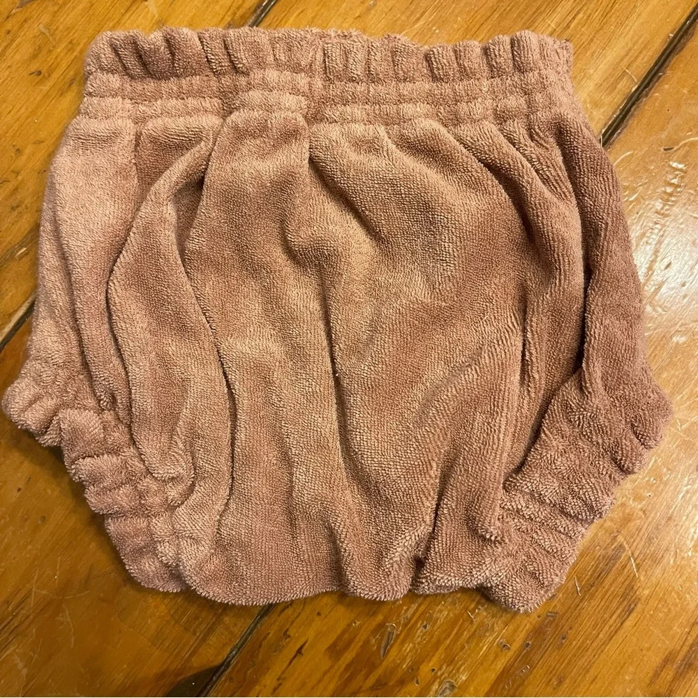 Quincy Mae Cozy Brown Kids Bloomers size 3-6M